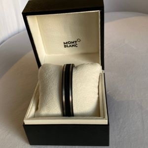 Montblanc black men  bracelet